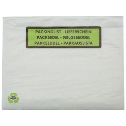 No Brand Packsedelskuvert papper C6 tryck 1000/fp