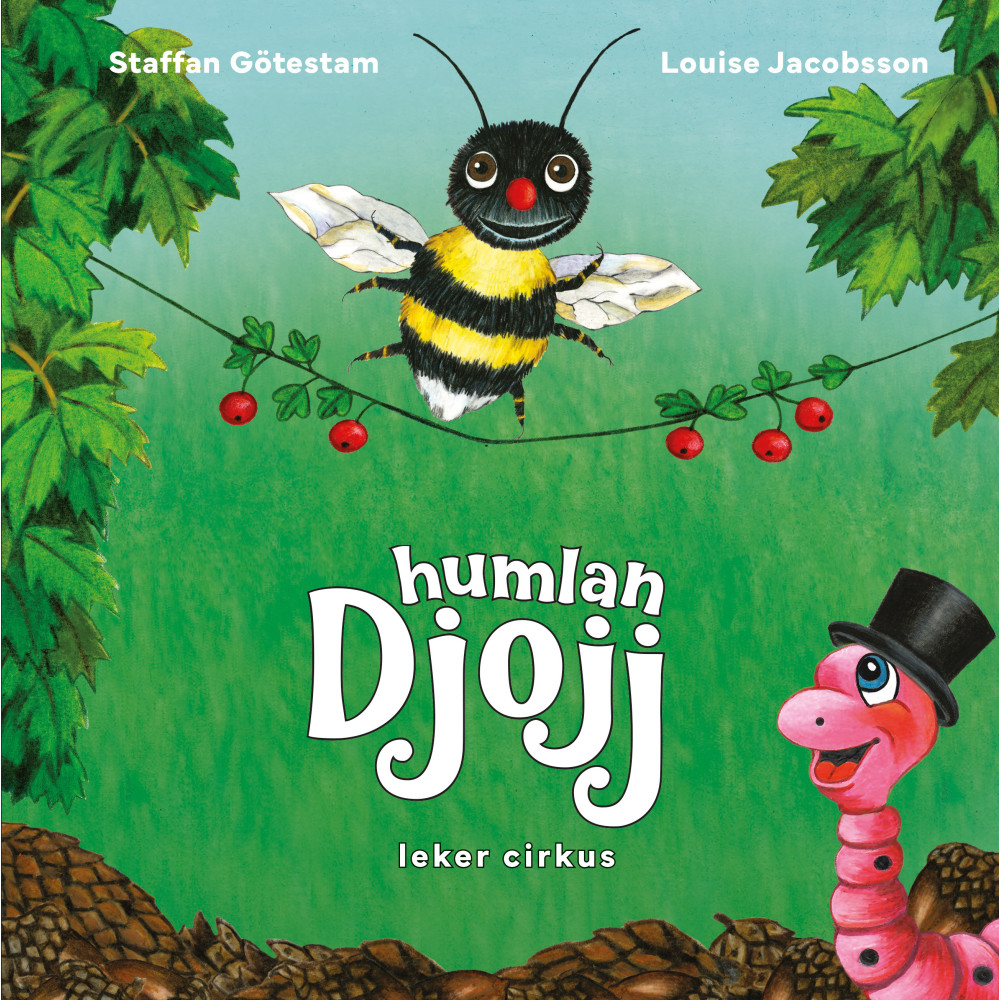 Produktbild för Humlan Djojj leker cirkus (inbunden)