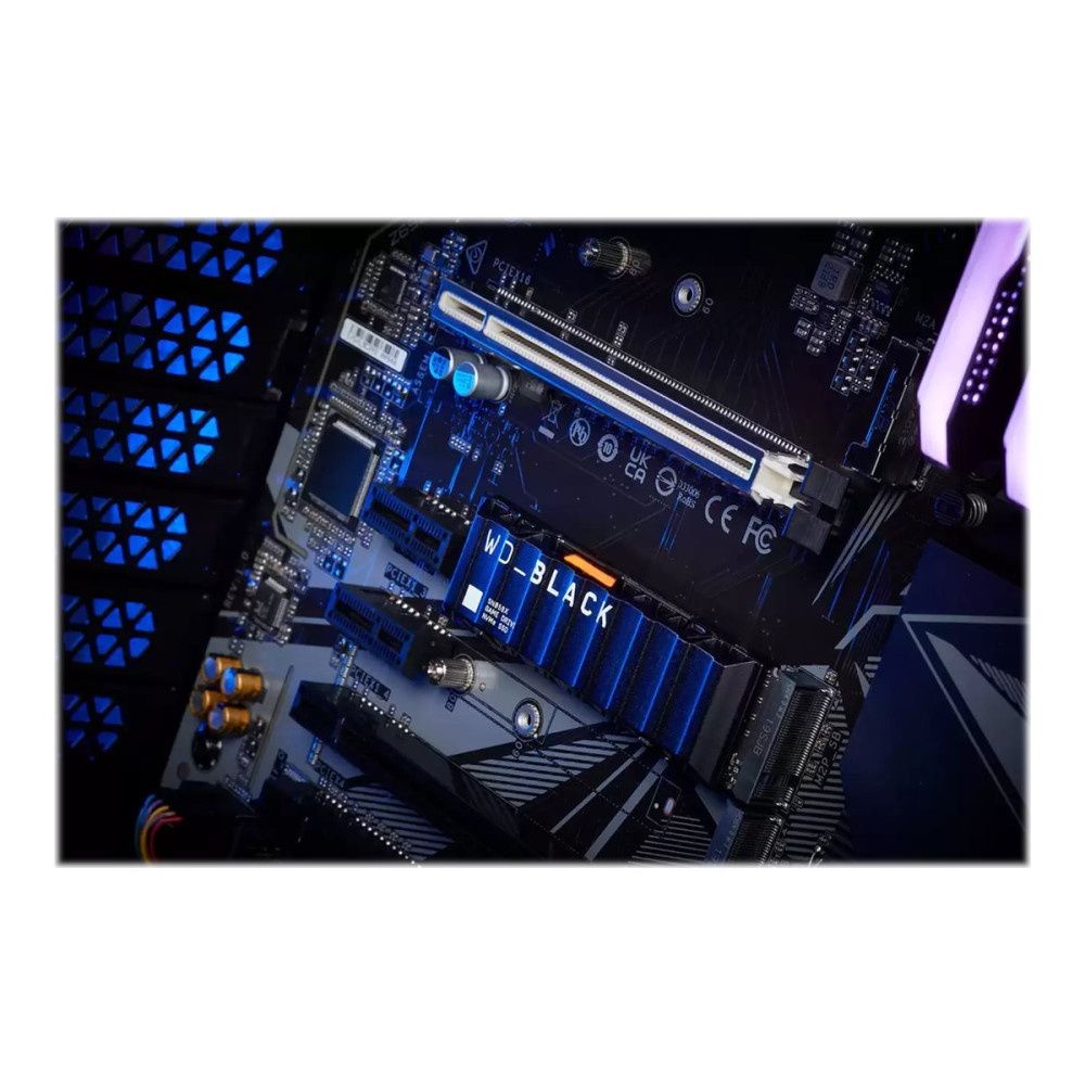 Produktbild för WD_BLACK SN850X NVMe SSD WDS100T2XHE - SSD - 1 TB - PCIe 4.0 x4 (NVMe)