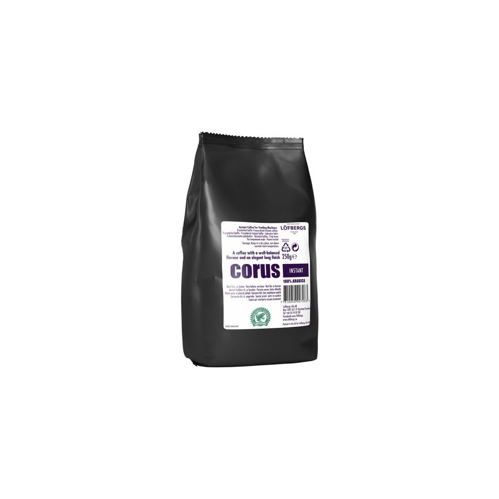 Produktbild för Kaffe LÖFBERGS Snabbkaffe Prof.Coru 250g