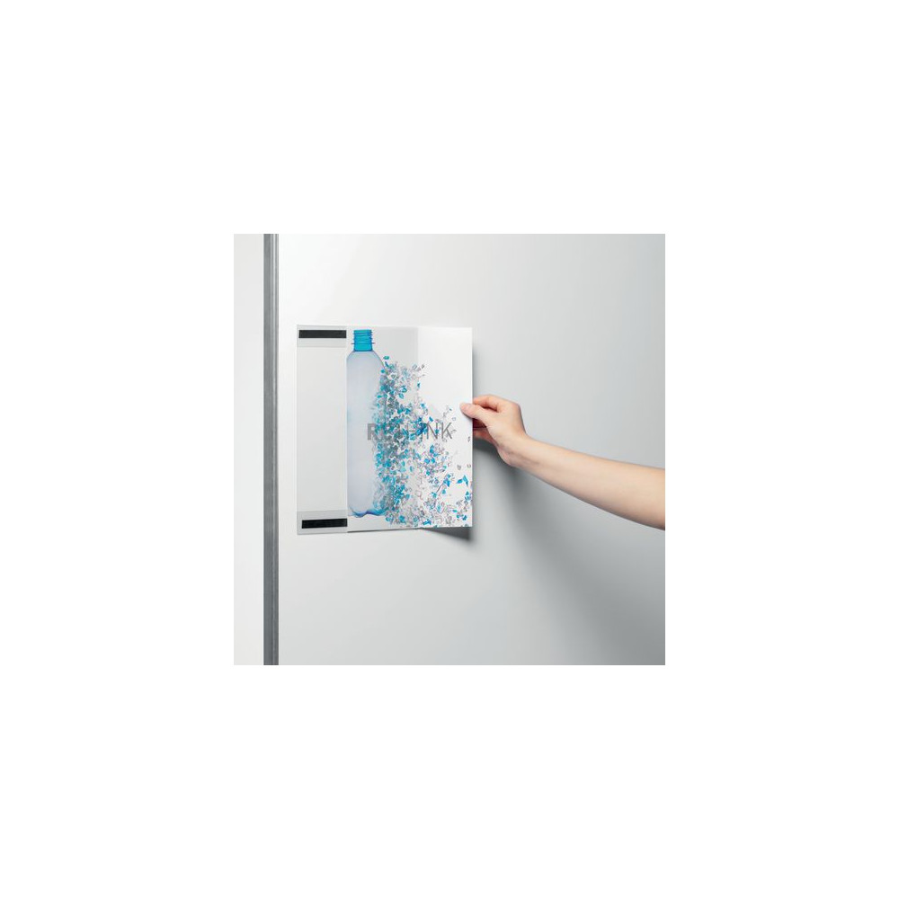 Produktbild för Plastficka rPET A4 magnetisk 5/fp