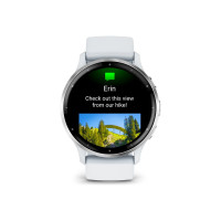 Produktbild för Garmin Venu 3 - whitestone fiberförstärkt polymer - smart klocka med band - 8 GB