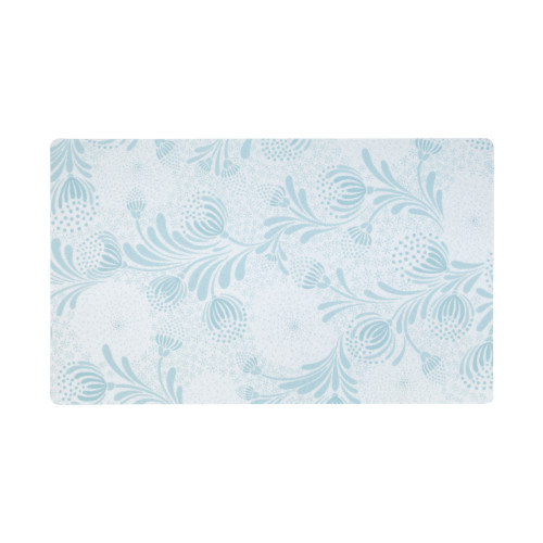 Drymate Underlägg Light Blue Floral 51x30cm - Matplats till hund