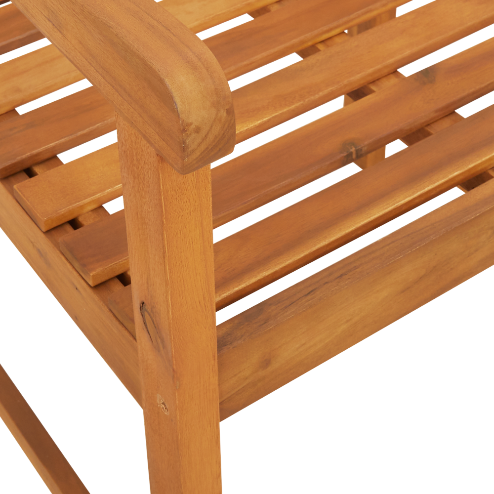 Produktbild för Trädgårdsstolar 4 pcs Naturlig Massivt Akaciaträ