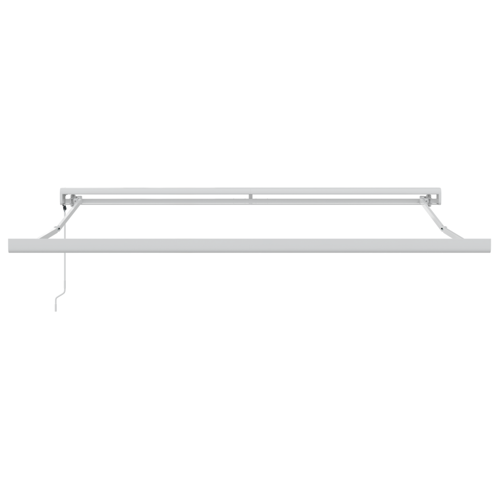 Produktbild för Utdragbar markis Orange och Brunt 300 x 250 cm Tyg och Metall