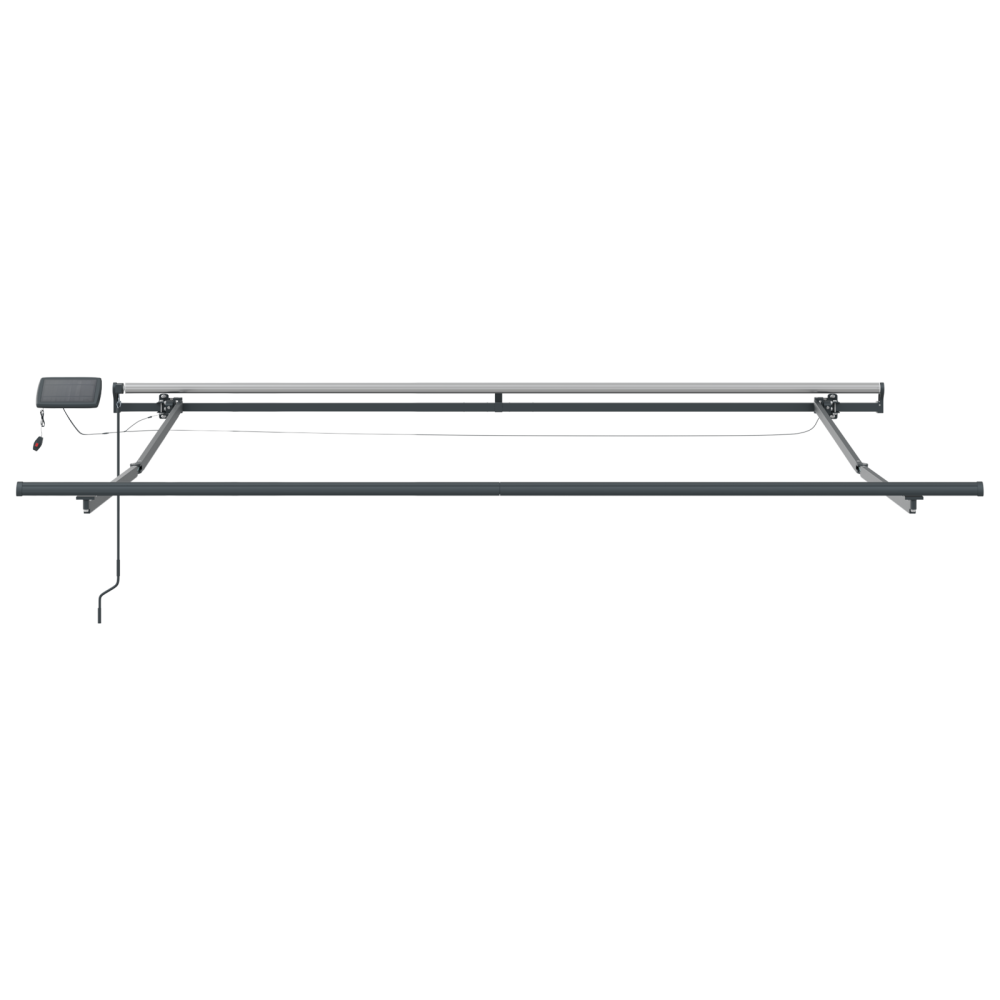 Produktbild för Utdragbar markis Flerfärgsdesign 300 x 250 cm Duk och Aluminium