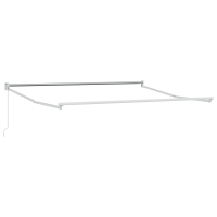 Produktbild för Utdragbar markis Orange och Brunt 350 x 250 x 165 cm
