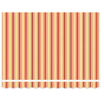 Produktbild för Utdragbar markis Gul och Orange 350 x 250 x 165 cm