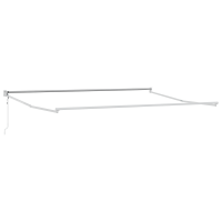 Produktbild för Utdragbar markis Gul och Orange 400 × 300 cm