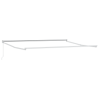 Produktbild för Utdragbar markis Flerfärgsdesign 400 × 300 cm