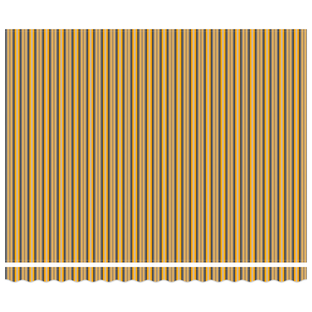 Produktbild för Utdragbar markis Flerfärgsdesign 400 × 300 cm Duk och Aluminium