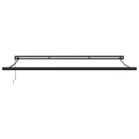 Produktbild för Utdragbar markis Gul och Orange 400 × 350 cm Duk och Aluminium