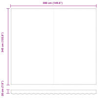 Produktbild för Utdragbar markis Gul och Orange 400 × 350 cm Duk och Aluminium