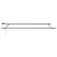 Produktbild för Utdragbar markis orange och brun 450 × 300 cm Duk och Aluminium