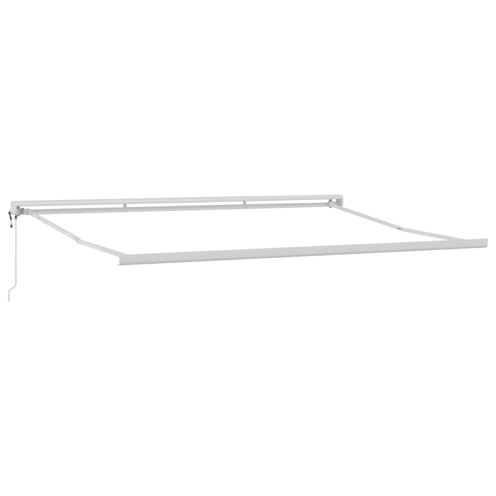 Produktbild för Utdragbar markis Orange och Brunt 450 x 300 x 165 cm