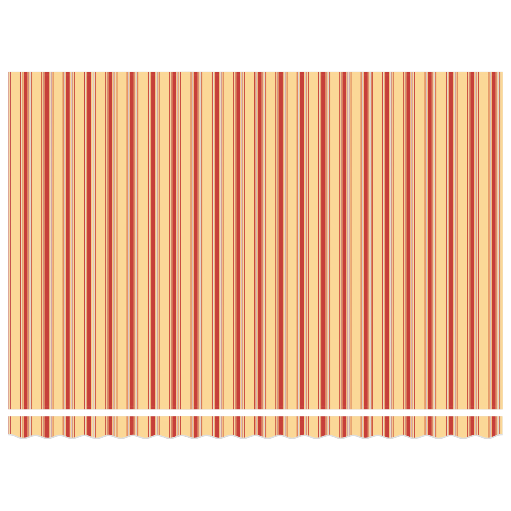 Produktbild för Utdragbar markis Gul och Orange 450 × 300 cm Duk och Aluminium