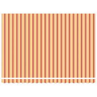 Produktbild för Utdragbar markis Gul och Orange 450 × 300 cm Duk och Aluminium