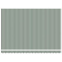 Produktbild för Utdragbar markis Grön och Vit 450 × 300 cm Duk och Aluminium