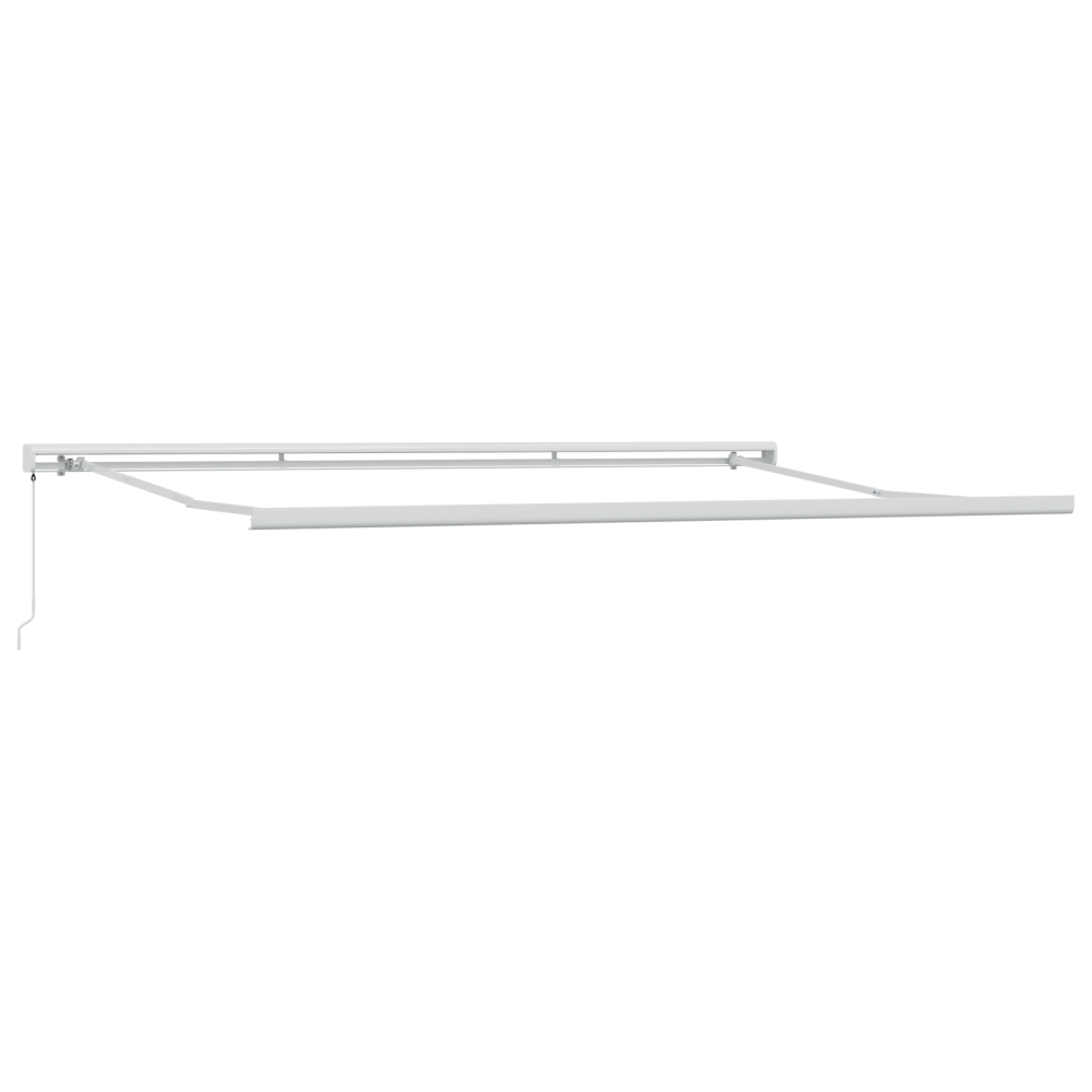 Produktbild för Utdragbar markis Röd och Svart 500 × 300 cm