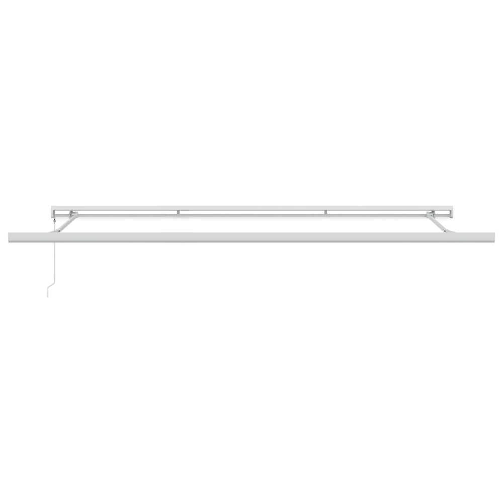 Produktbild för Utdragbar markis Röd och Svart 500 × 300 cm