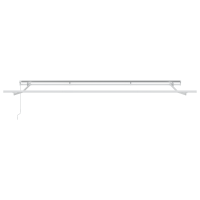 Produktbild för Utdragbar markis Vit 500 x 300 x 165 cm Polyester och aluminium
