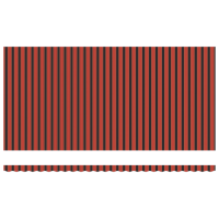 Produktbild för Utdragbar markis orange och brun 600 × 350 cm Polyester