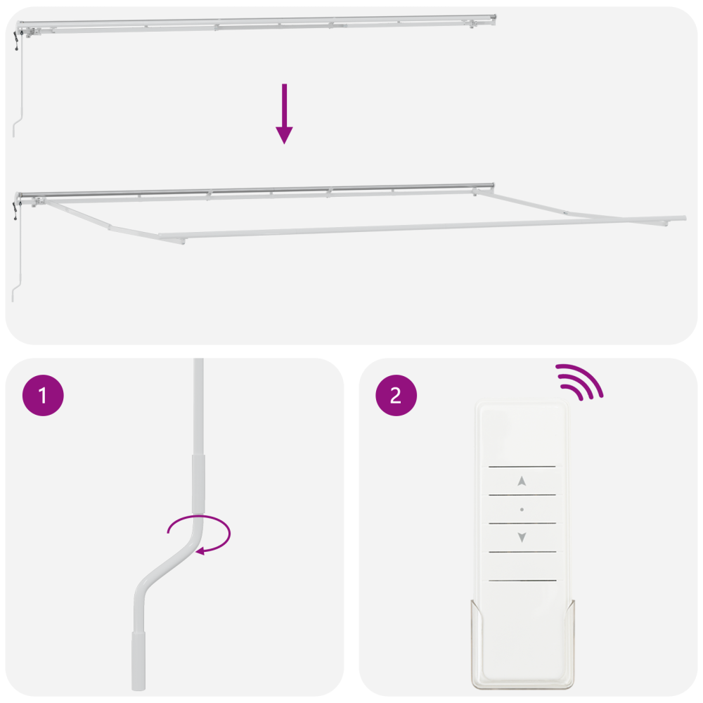 Produktbild för Utdragbar markis Flerfärgsdesign 600 × 350 cm Duk och Aluminium