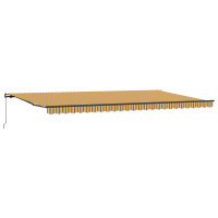 Produktbild för Utdragbar markis Flerfärgsdesign 600 × 350 cm