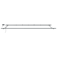 Produktbild för Utdragbar markis Flerfärgsdesign 600 × 350 cm Duk och Aluminium