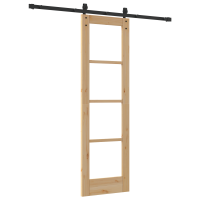 Produktbild för Skjutdörr ORKDAL Naturfärg 61 x 198,5 cm