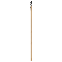 Produktbild för Skjutdörr ORKDAL Naturlig och svart 61 x 198,5 cm