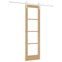 Produktbild för Skjutdörr ORKDAL Naturfärg 61 x 198,5 cm