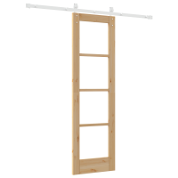Produktbild för Skjutdörr ORKDAL Naturfärg 61 x 198,5 cm