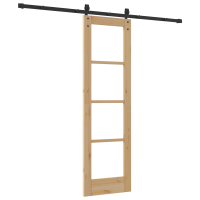Produktbild för Skjutdörr ORKDAL Naturfärg 61 x 198,5 cm