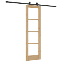 Produktbild för Skjutdörr ORKDAL Naturfärg 61 x 198,5 cm