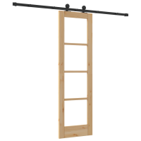 Produktbild för Skjutdörr ORKDAL Naturfärg 61 x 198,5 cm