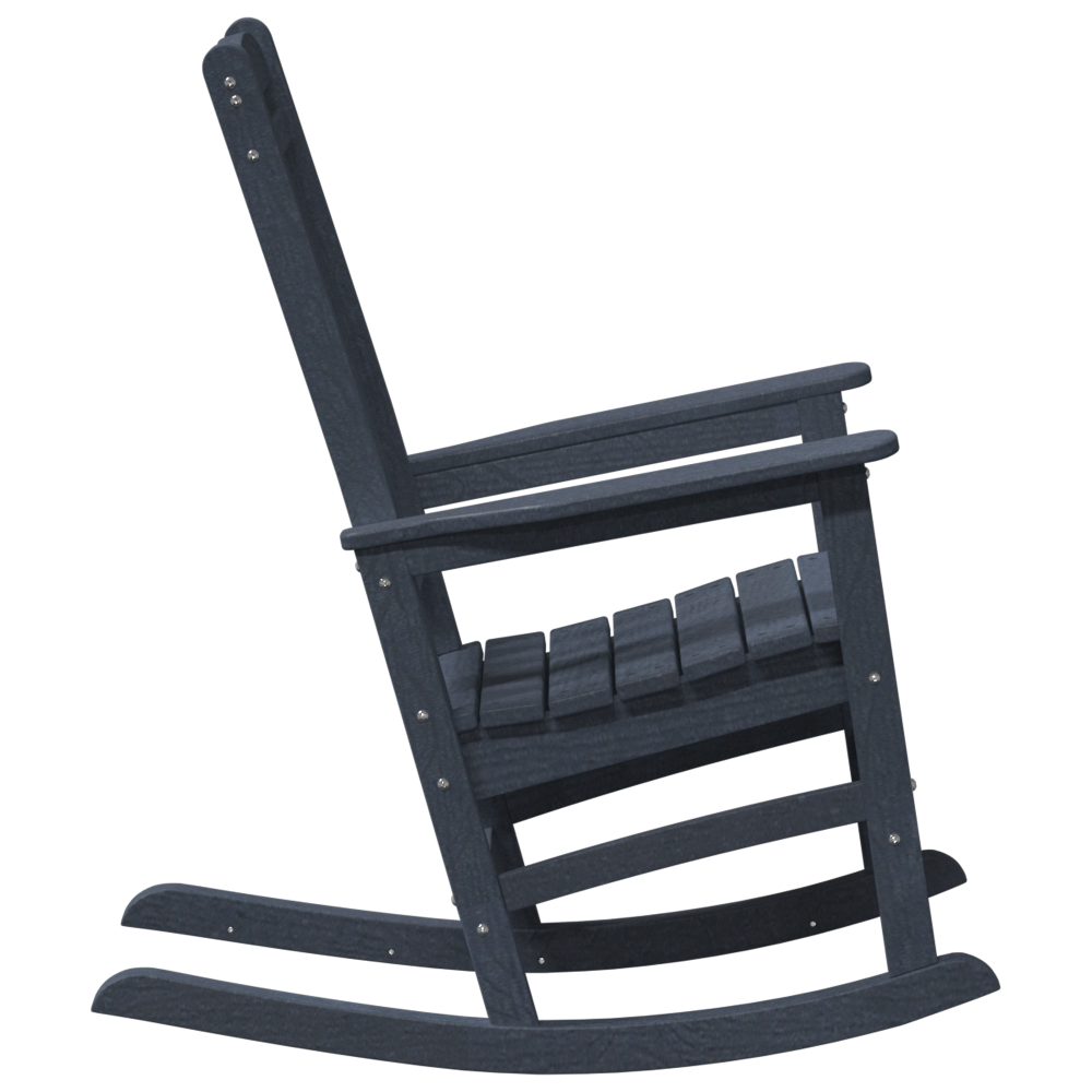 Produktbild för Gungstol 2 pcs Marinblå 92 x 70 x 108 cm polyeten