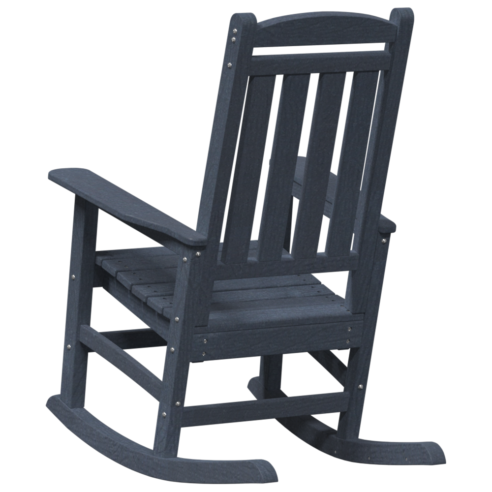 Produktbild för Gungstol 2 pcs Marinblå 92 x 70 x 108 cm polyeten