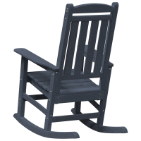 Produktbild för Gungstol 2 pcs Marinblå 92 x 70 x 108 cm polyeten