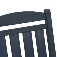 Produktbild för Gungstol 2 pcs Marinblå 92 x 70 x 108 cm polyeten