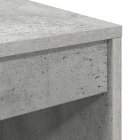 Produktbild för Skrivbord med låda med hylla med lagring 2 pcs Betonggrå