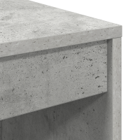 Produktbild för Skrivbord med låda med hylla med lagring 2 pcs Betonggrå