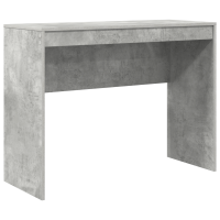 Produktbild för Skrivbord med låda med hylla med lagring 2 pcs Betonggrå