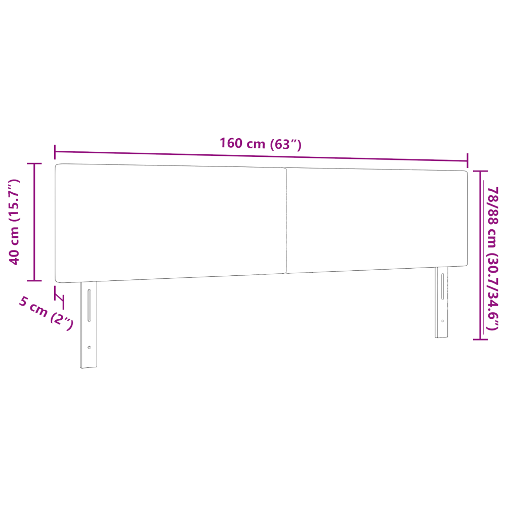 Produktbild för LED huvuddyna med LED-ljusslingor Grågrön 160 cm Kordread tyg