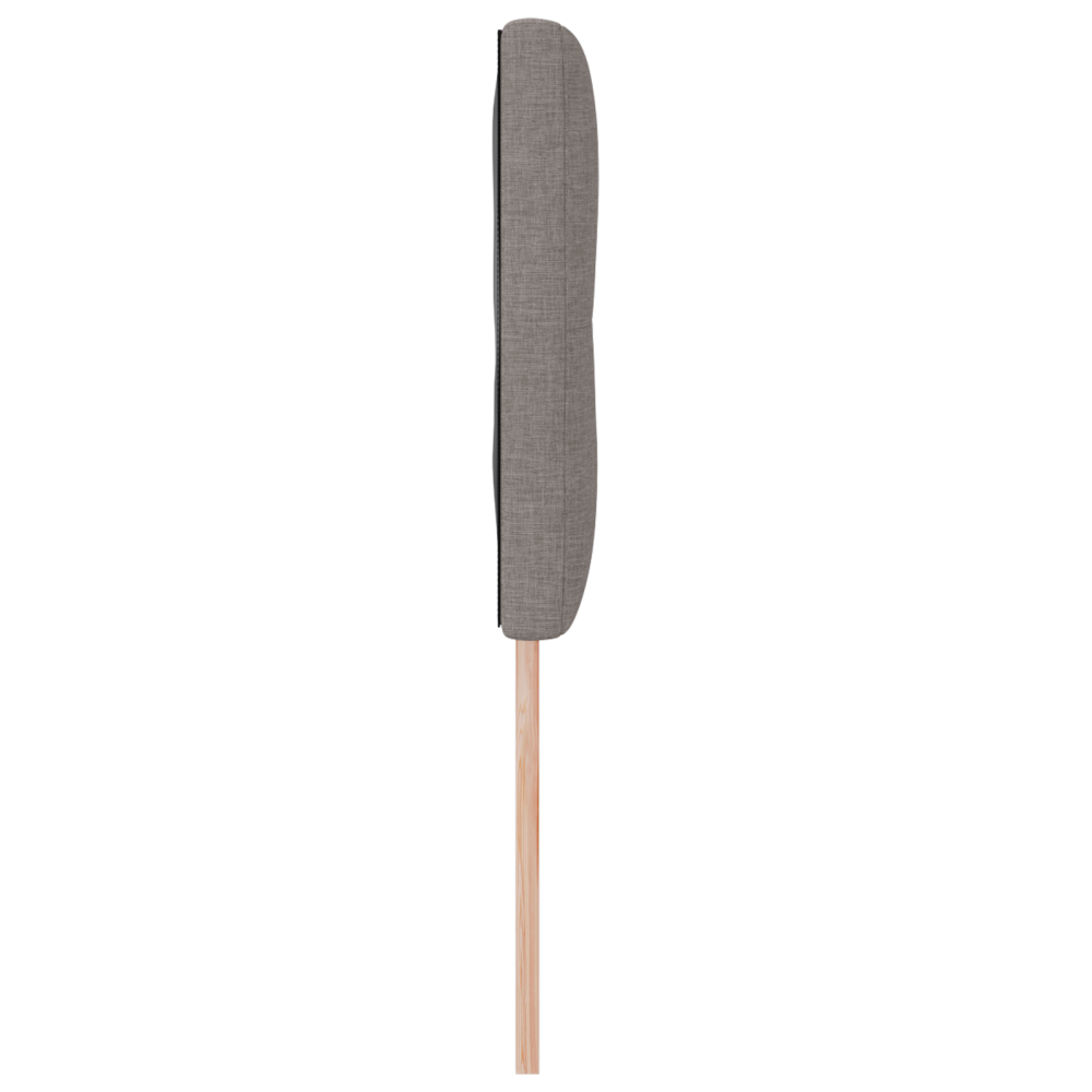 Produktbild för LED huvuddyna med LED-ljusslingor Taupe 160 cm tyg