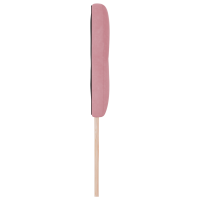 Produktbild för LED huvuddyna med LED-ljusslingor Rosa 160 cm Sammet
