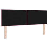 Produktbild för LED huvuddyna med LED-ljusslingor Rosa 160 cm Sammet