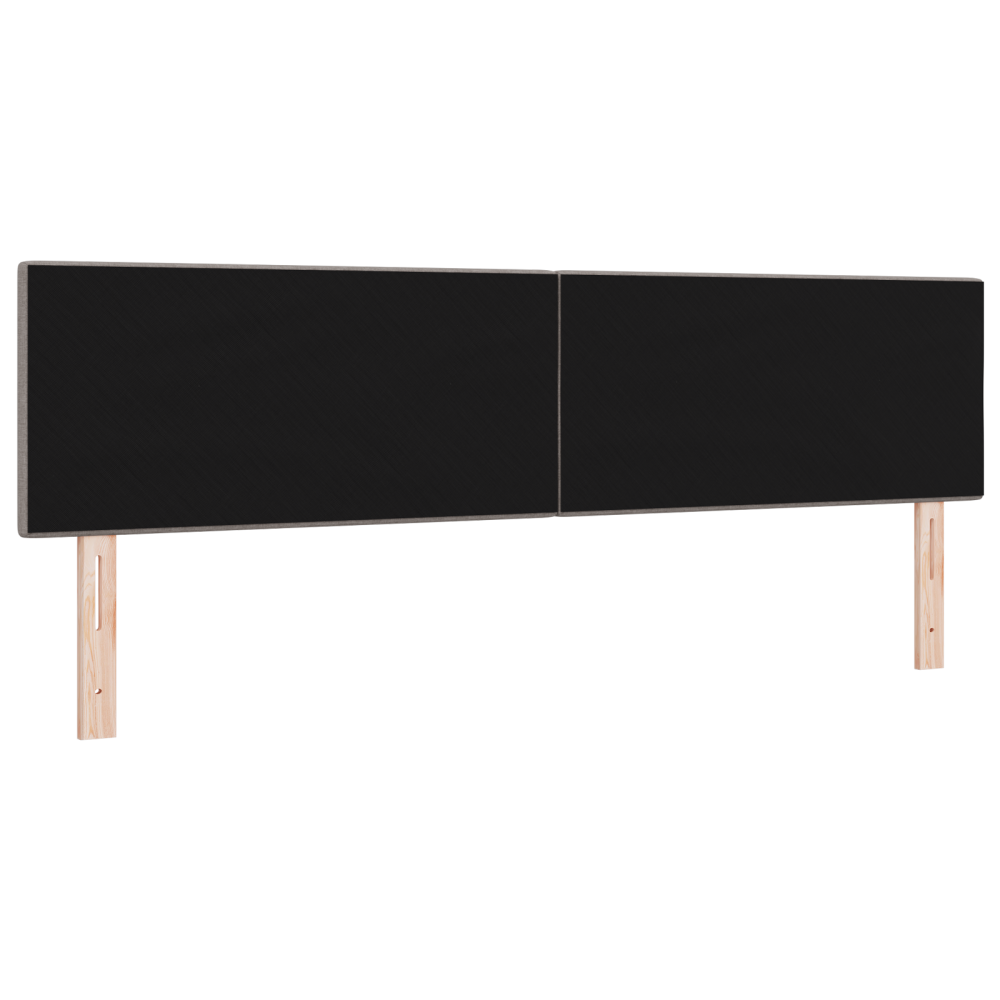Produktbild för LED huvuddyna med LED-ljusslingor Taupe 180 cm tyg