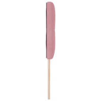 Produktbild för LED huvuddyna med LED-ljusslingor Rosa 200 cm Sammet