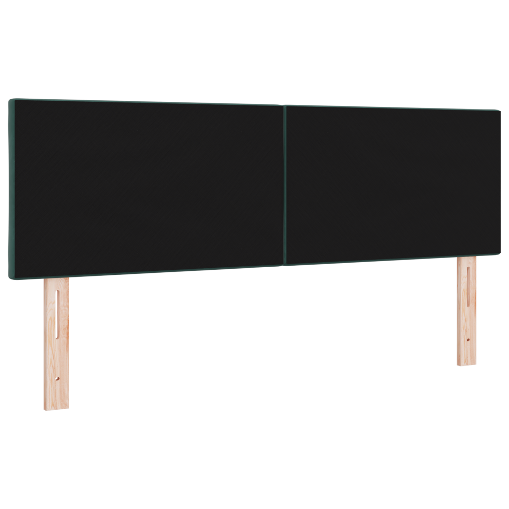 Produktbild för LED huvuddyna Mörkgrön 144 cm Sammet